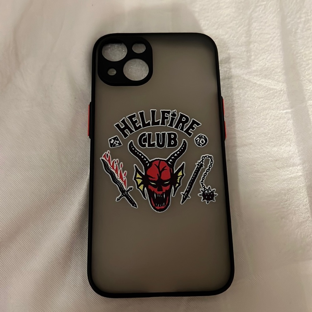 New iPhone 13 Hellfire Stranger Things Club case